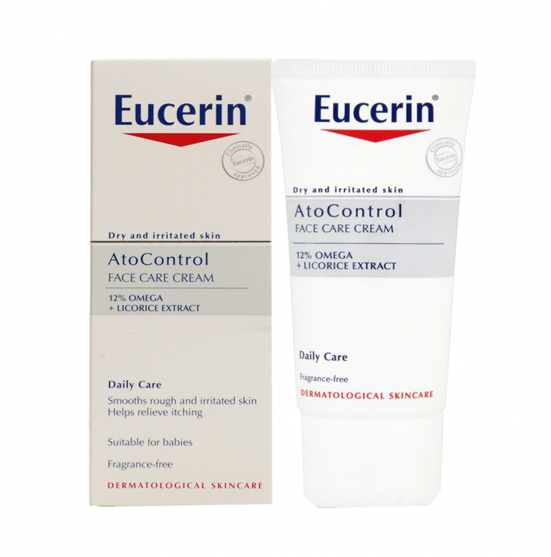 Kem dưỡng da viêm do cơ địa Eucerin ato control face care cream